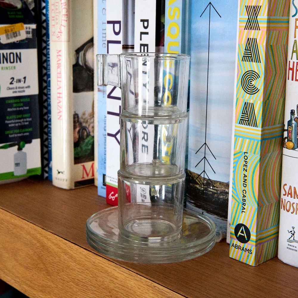 3 Espresso Cups & Saucers